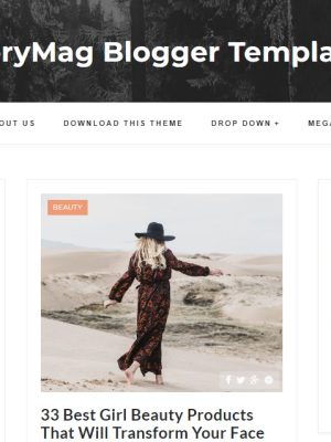 GloryMag Blogger Template